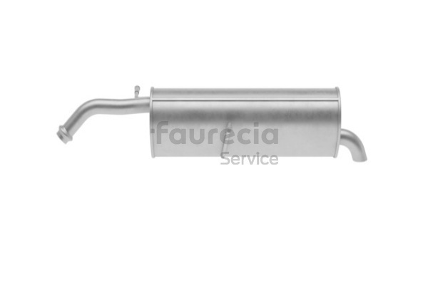 Endschalldämpfer FS45218 Faurecia 1730S2 PEUGEOT, CITROЁN, TALBOT