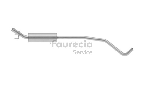 Forreste lyddæmper Faurecia FS45232