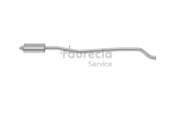 Mittelschalldämpfer FS45293 Faurecia 1717L4 PEUGEOT, CITROЁN, DS, TALBOT