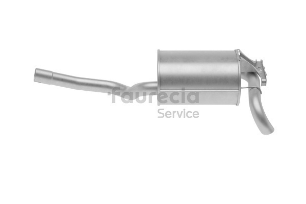 Endschalldämpfer FS50035 Faurecia 2014900515 MERCEDES-BENZ