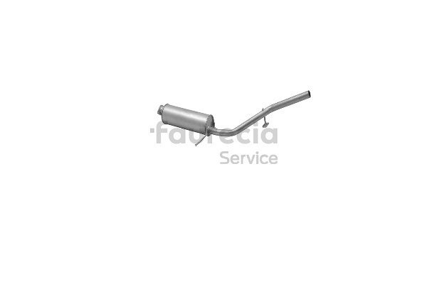 Rear silencer 2010015G07 Faurecia FS53197 NISSAN