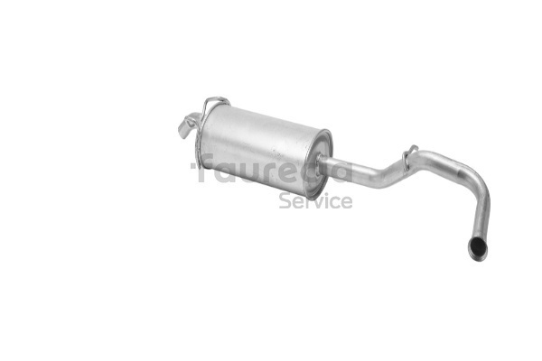 Endschalldämpfer FS55017 Faurecia 7700876248 RENAULT, DACIA