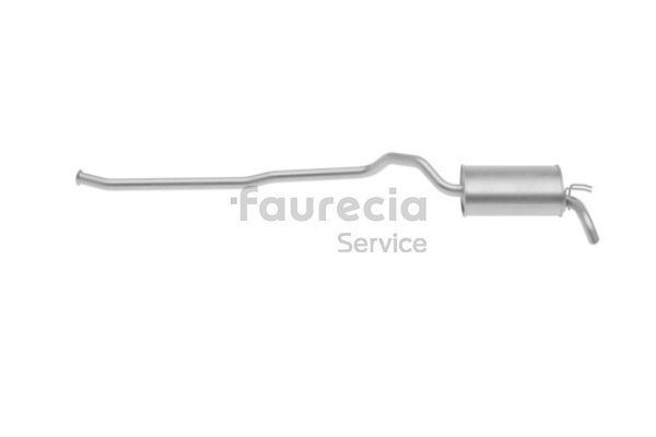 Endschalldämpfer 8200716711 Faurecia FS55036 RENAULT, DACIA