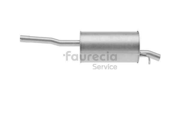 Einddemper, uitlaat Faurecia FS55262