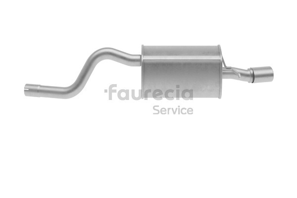 Endschalldämpfer FS55328 Faurecia 200109039R RENAULT, DACIA