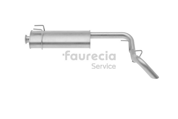 Faurecia FS55538 Endschalldämpfer RENAULT MASTER 2.8 dTI 114 PS Diesel