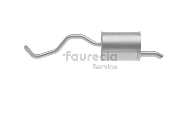 Endschalldämpfer FS55598 Faurecia 200103241R RENAULT, DACIA