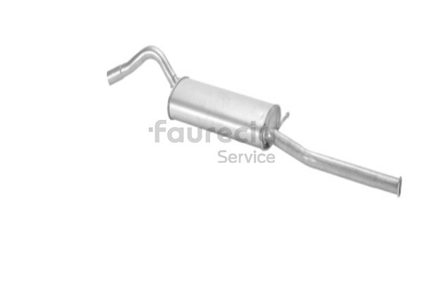 Endschalldämpfer FS60014 Faurecia 6U9253609E VW, AUDI, SKODA, SEAT
