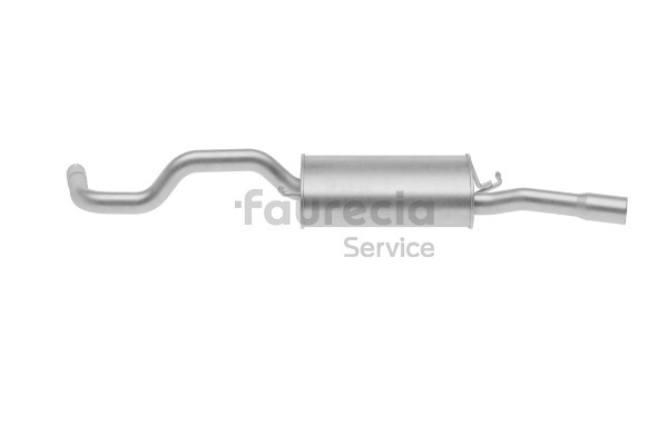 Endschalldämpfer FS63092 Faurecia 6K0253609E VW, AUDI, SKODA, SEAT