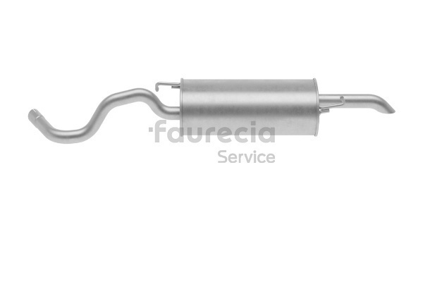 Endschalldämpfer FS63122 Faurecia 1J5253609AC VW, AUDI, SKODA, SEAT