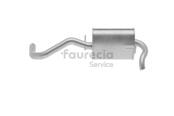 Endschalldämpfer FS63175 Faurecia 6X0253609C VW, AUDI, SKODA, SEAT