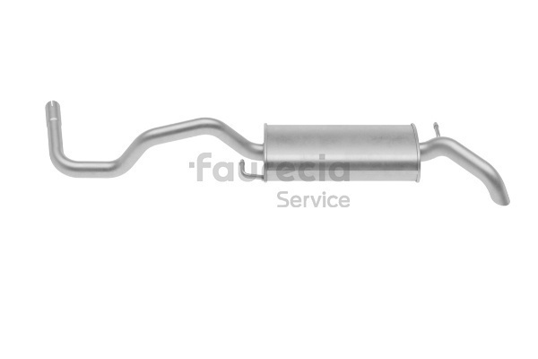 Faurecia FS63177 Einddemper VW Polo Classic 6kv 1.9 D 64 Pk Diesel 1996