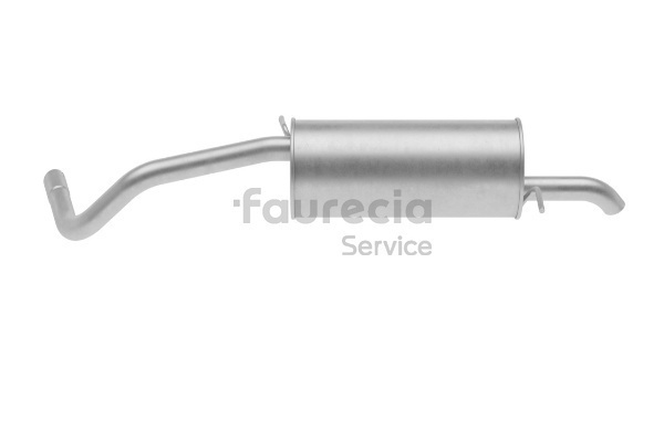 Endschalldämpfer FS63281 Faurecia 6Q9253609AB VW, AUDI, SKODA, SEAT