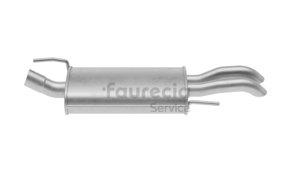 Hátsó hangtompító 1H6.253.609 AF Faurecia FS80133 VOLKSWAGEN, AUDI, SKODA, SEAT