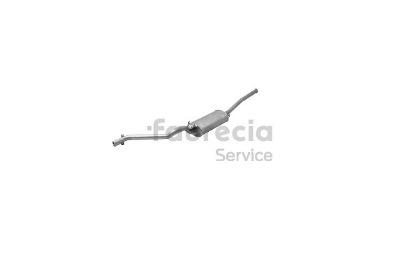 Endschalldämpfer 165253609BL Faurecia FS80135 VW, AUDI, SKODA, SEAT