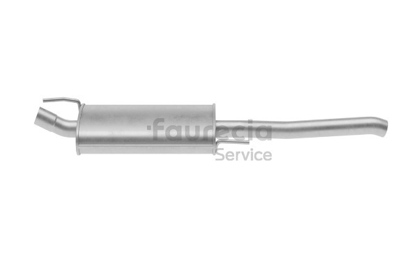 Einddemper 1H5.253.609 P Faurecia FS80149 VOLKSWAGEN, AUDI, SKODA, SEAT