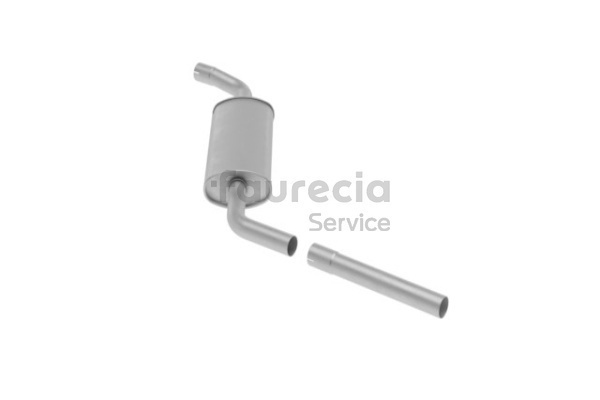 Silencieux intermédiaire 074.253.409 C Faurecia FS80207 VOLKSWAGEN, AUDI, SEAT, SKODA