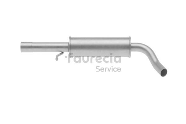 Középső kipufogódob 1J0253209G Faurecia FS80225 VOLKSWAGEN, AUDI, SKODA, SEAT