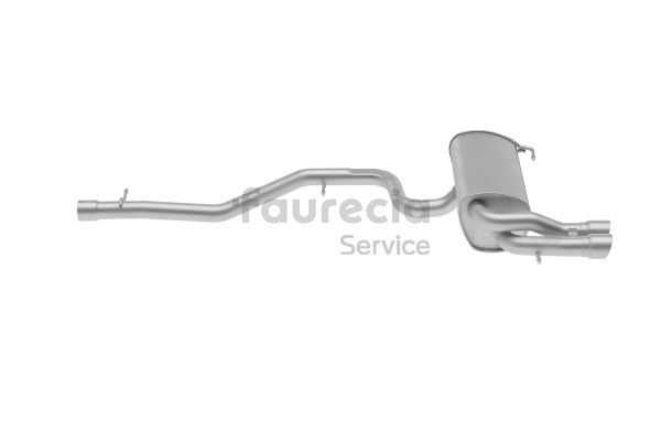 Endschalldämpfer FS80283 Faurecia 5N0253609G VW