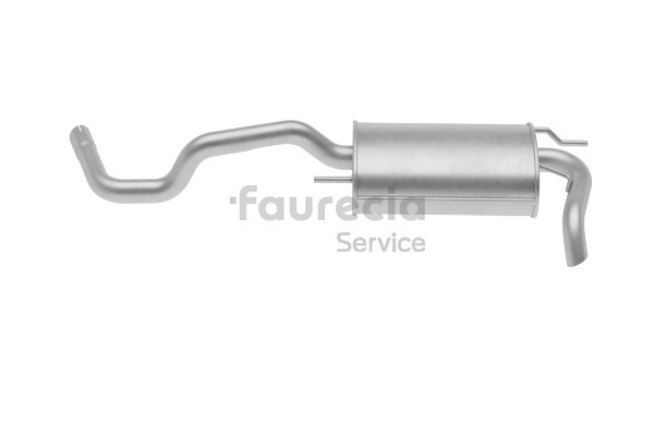 Endschalldämpfer FS80368 Faurecia 6N0253609E VW, AUDI, SKODA, SEAT