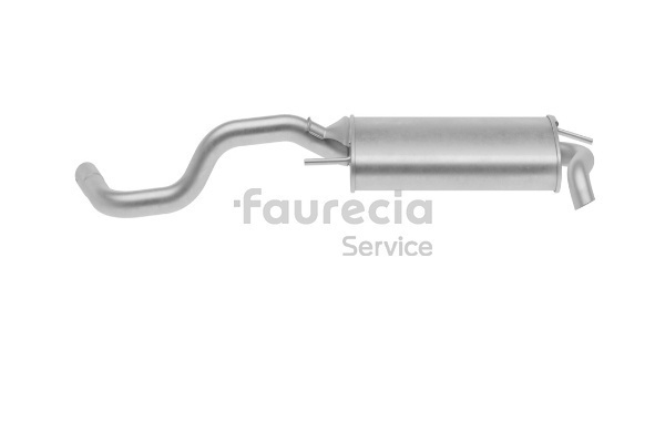 Endschalldämpfer FS80395 Faurecia 6N0253609AE VW, AUDI, SKODA, SEAT