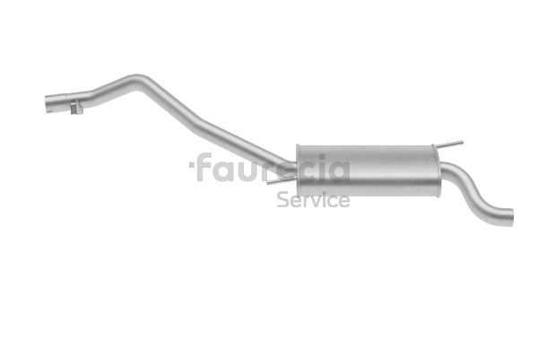 Silencieux arrière 044.253.609 M Faurecia FS80451 VOLKSWAGEN, AUDI, SKODA, SEAT