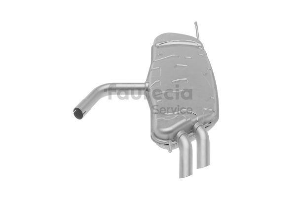 Endschalldämpfer 1K6.253.609 E Faurecia FS80521 VW, AUDI, SKODA, SEAT