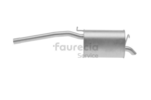 Endschalldämpfer FS80547 Faurecia 2K0253609D VW, AUDI, SKODA, SEAT