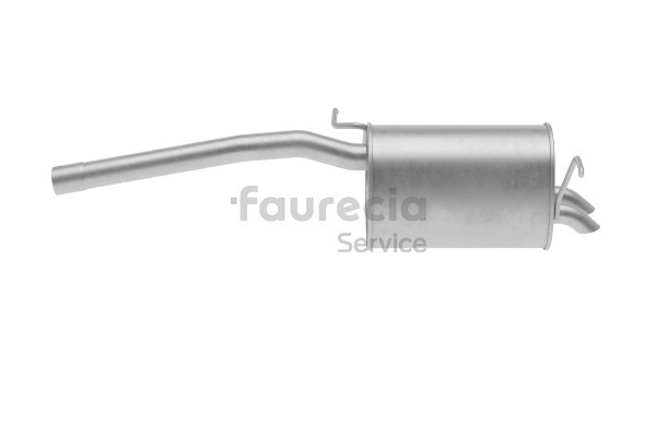 Endschalldämpfer FS80555 Faurecia 2K0253609AD VW, AUDI, SKODA, SEAT