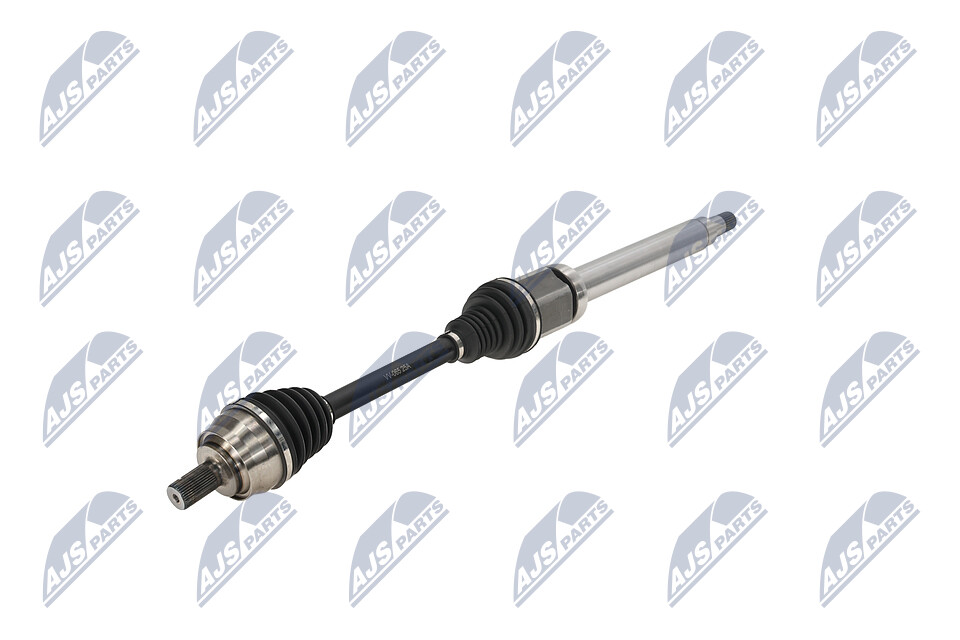 NTY NPW-VV-065 Aandrijfas Lengte: 383mm, Buitenvertand. wiel zijde: 36