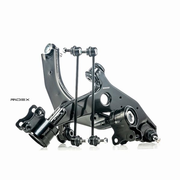 14751036 RIDEX 772S0096 Reparasjonssett hjulopphengning Mazda 3 BL bak og foran pris