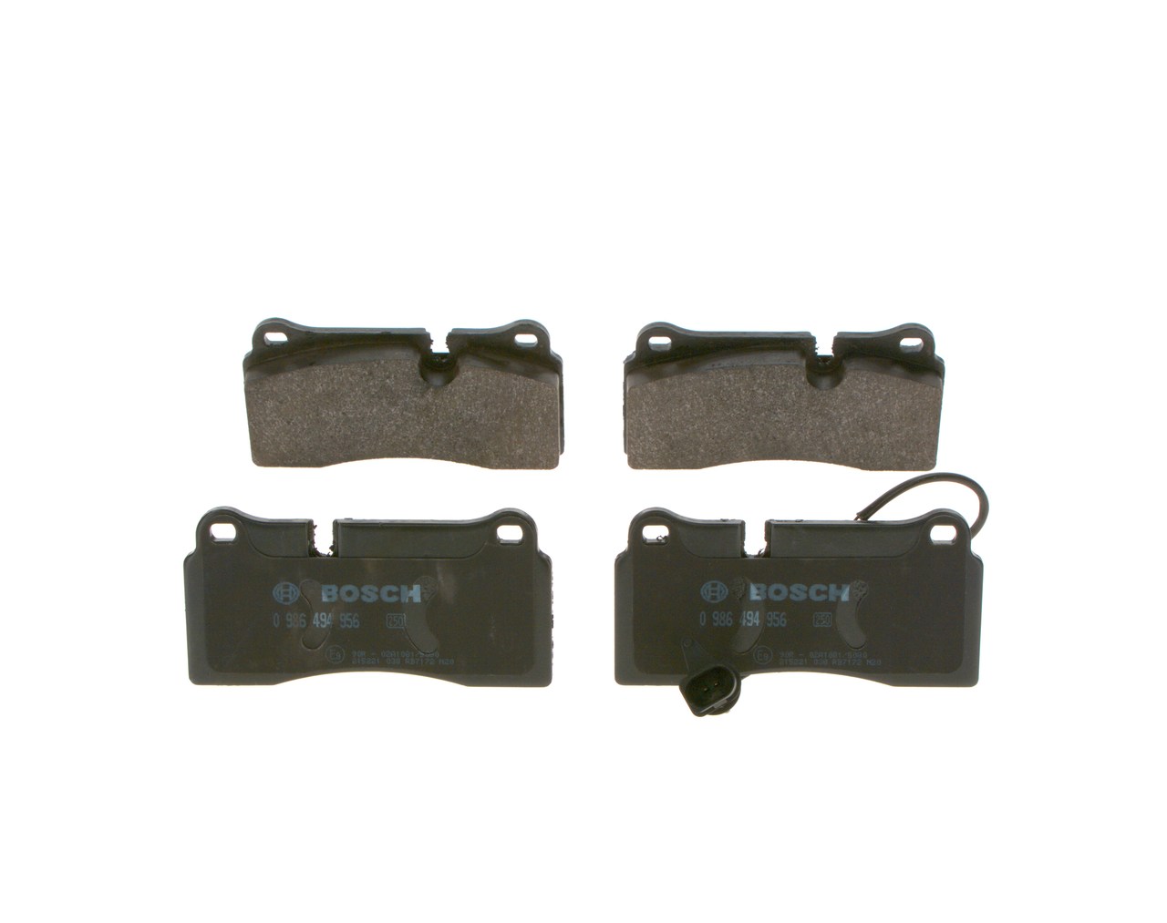 Plaquettes de frein 420.698.451B BOSCH 0986494956 VOLKSWAGEN, AUDI, SKODA, SEAT, LAMBORGHINI