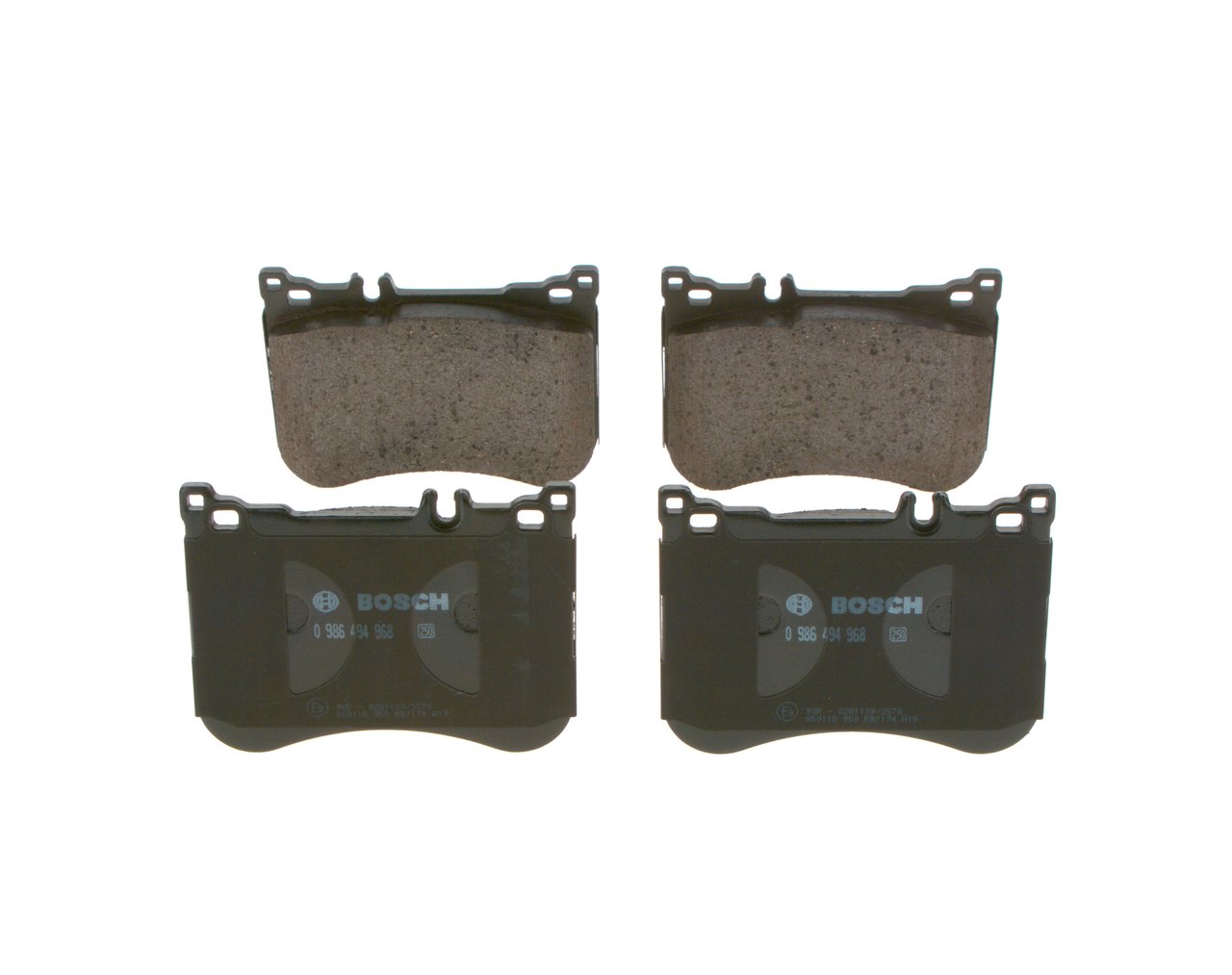 BOSCH BP1819 Спирачни накладки Mercedes W222 цена задни и предни