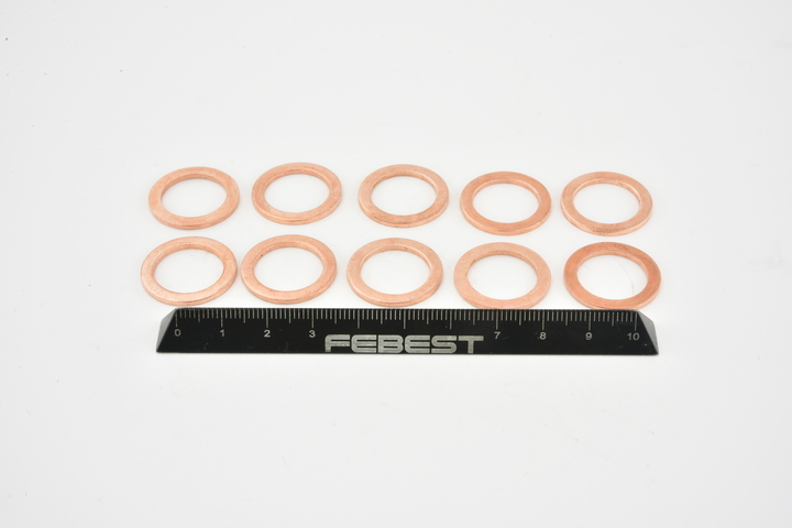 FEBEST RINGOL-029-PCS10 Pierścień uszczelniający, przewód sztywny płynu chłodzącego