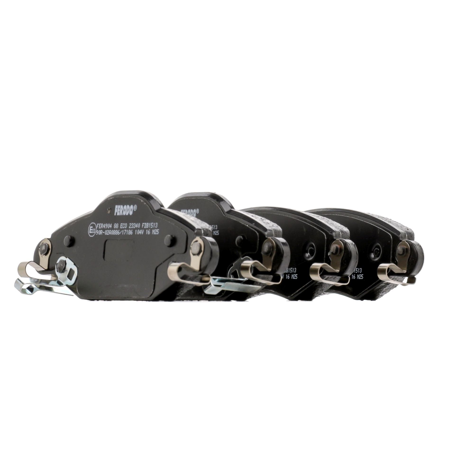 FERODO PREMIER ECO FRICTION FDB1513 Комплект спирачно феродо, дискови спирачки ширина: 131mm, височина: 52,1mm, дебелина: 16,7mm