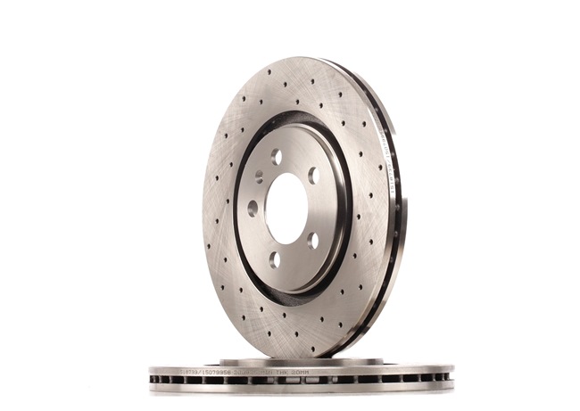 RIDEX Brake disc kit Externally Vented, Perforated