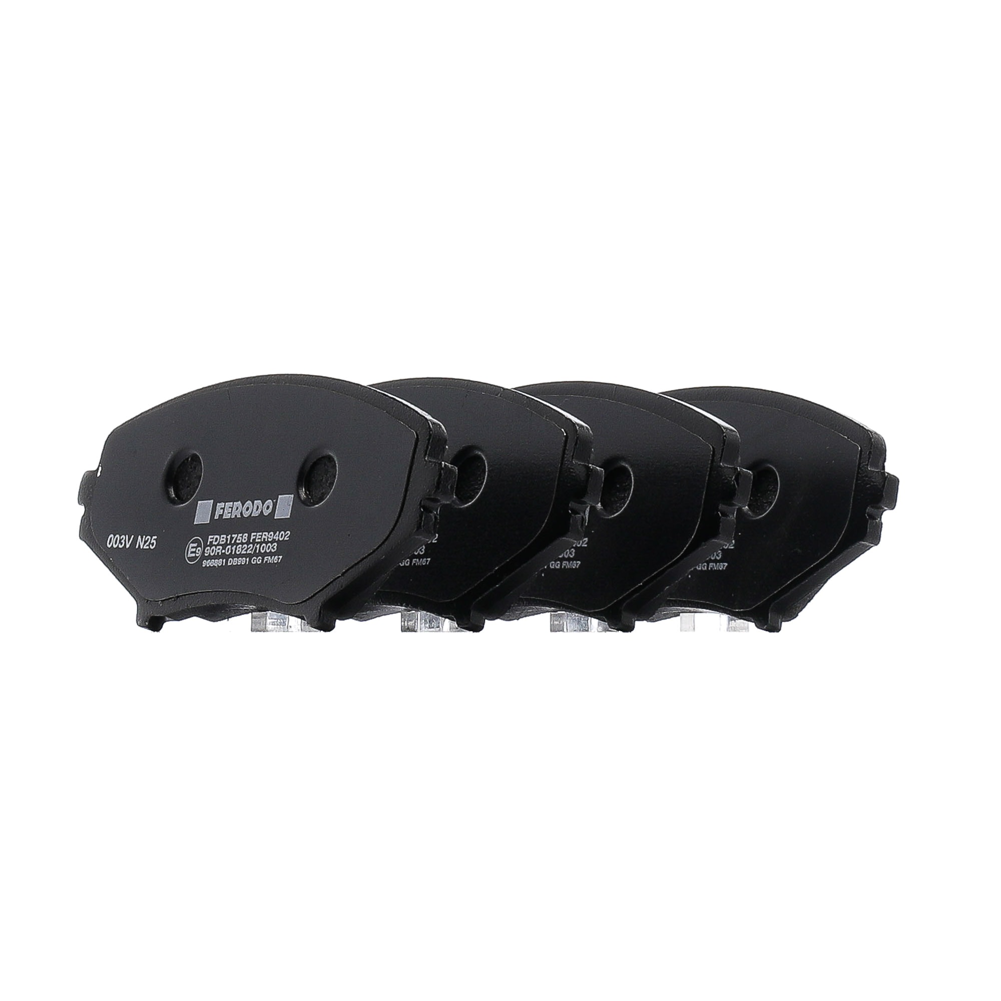 FERODO PREMIER FDB1758 Remblokken Breedte 2 [mm]: 137,5mm, Hoogte: 62mm, Dikte: 16,8mm