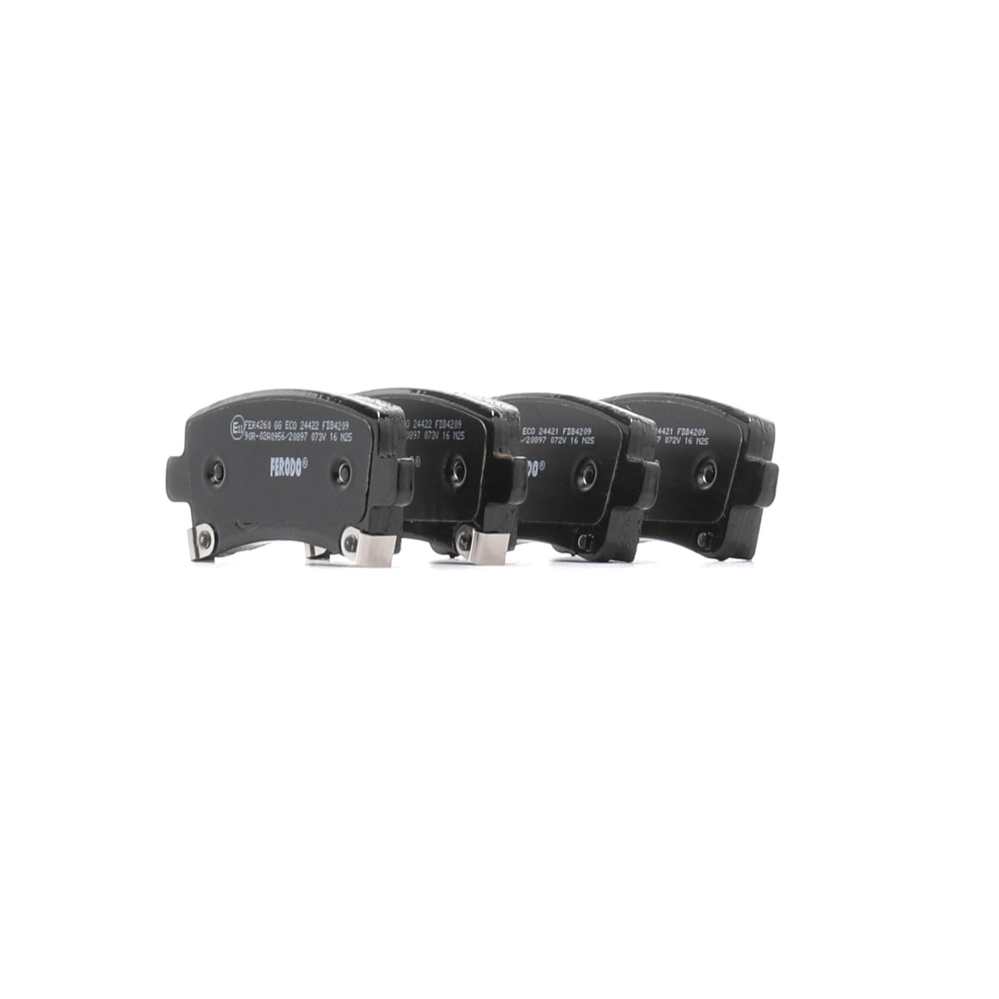 Brake pad set, disc brake FERODO 24422 rating
