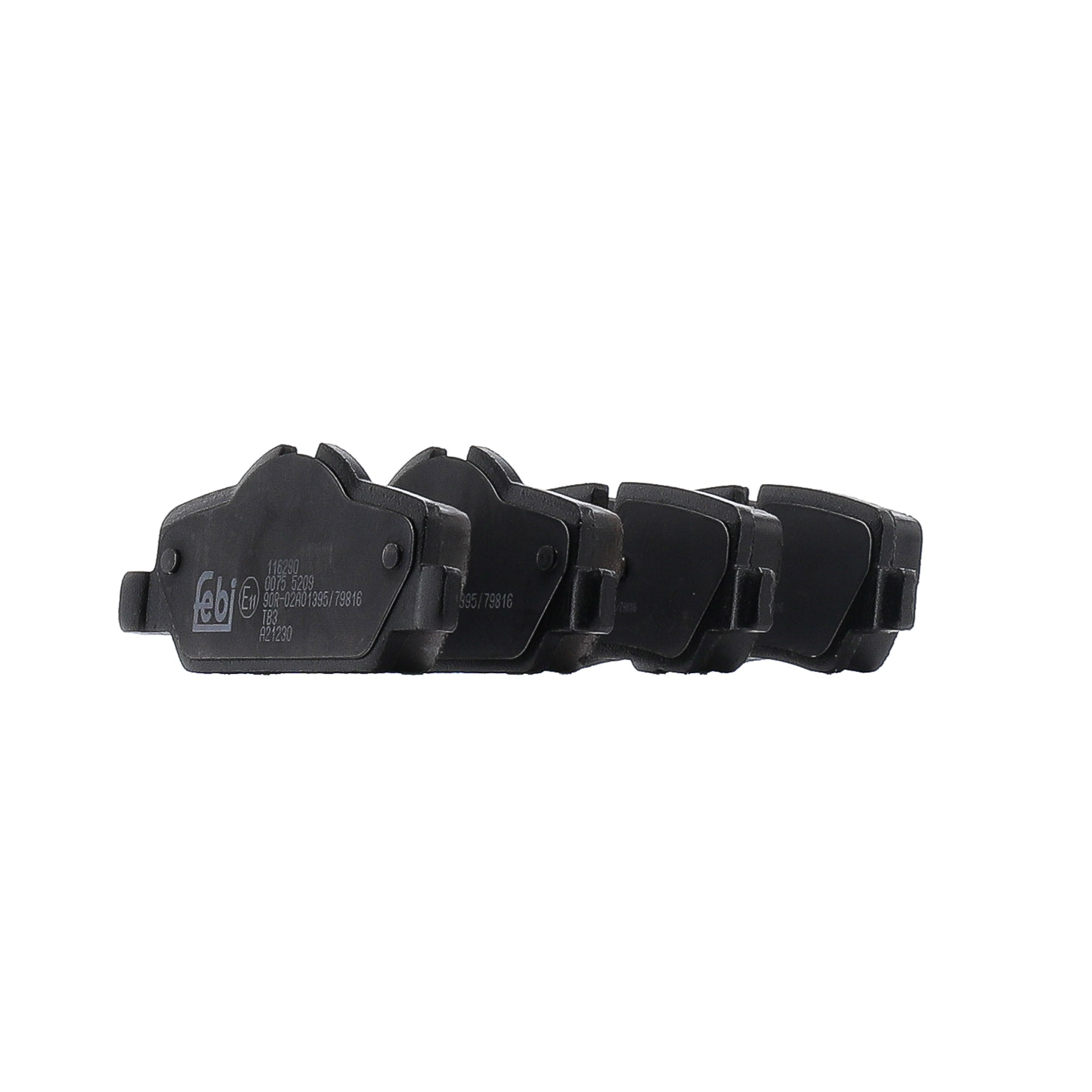 FEBI BILSTEIN 116290 Remblokken Breedte 2 [mm]: 45, 38mm, Dikte 1: 16mm