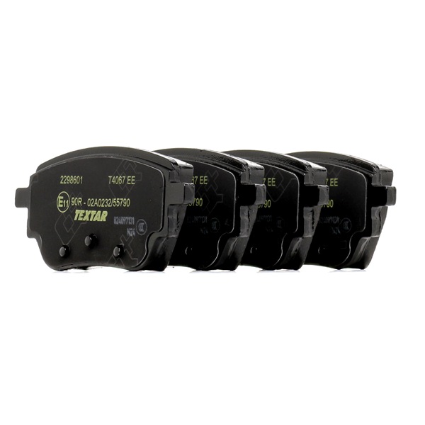 Bremsbeläge 2298601 TEXTAR A0004209905 MERCEDES-BENZ