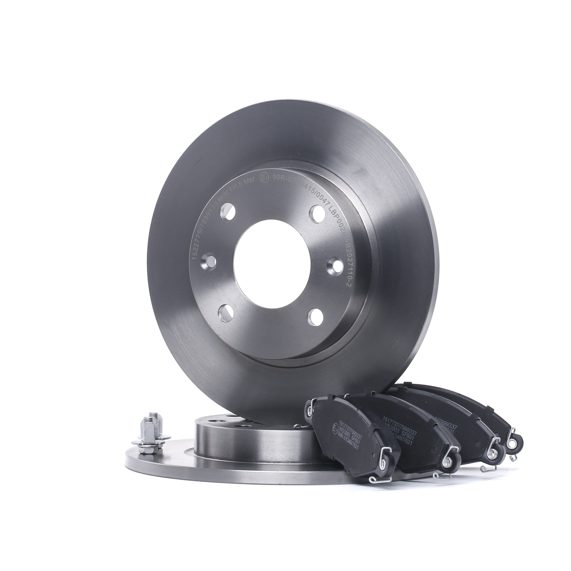 Brake disc and pad sets RIDEX 3405B0329 rating