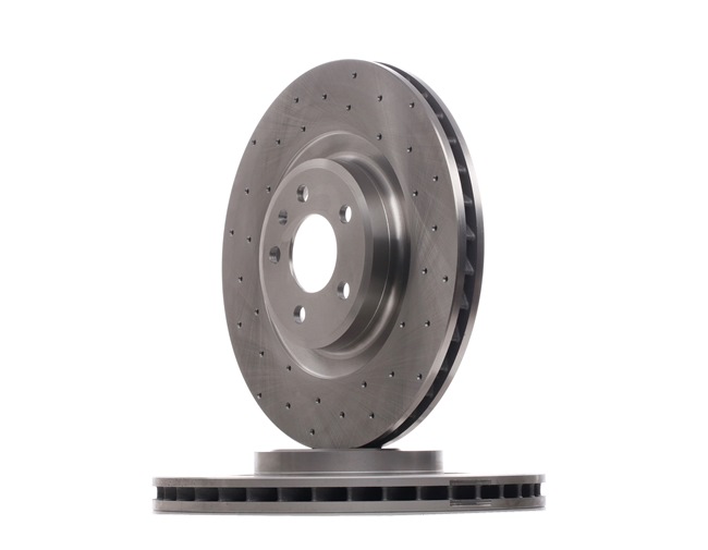 Brake Disc Brake Disc Thickness: 30mm, Num. of holes: 5, Ø: 345mm with OEM Number 8K0615301E