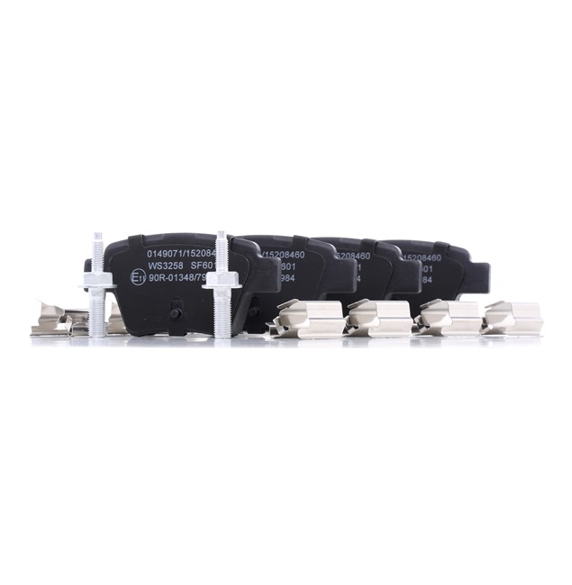 STARK SKBP-0011977 Remblokken PEUGEOT 207 Hatchback 1.6 Flex 110 Pk Benzine N6A (TU5JP4)