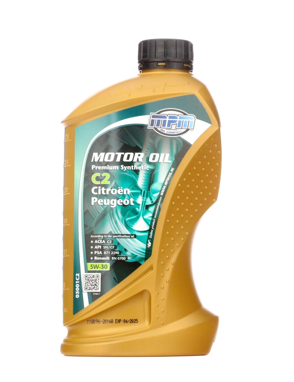 MPM PREMIUM SYNTHETIC C2 CITROËN / PEUGEOT 5W-30 ACEA C2 1I