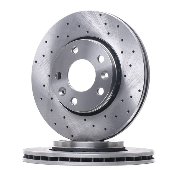 RIDEX Brake disc kit Externally Vented, Perforated