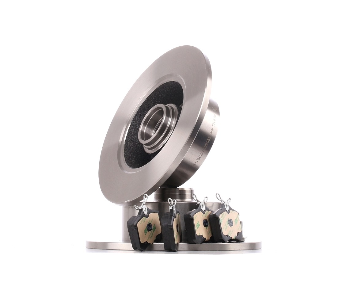 RIDEX 3405B0384 Souprava brzd, koutocova brzda R: 245mm, Zesílený brzdový kotouč: 10mm