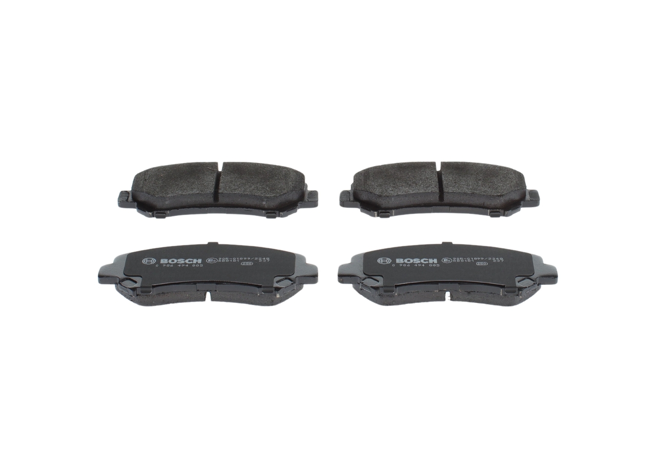 Комплект спирачно феродо, дискови спирачки D10609DF0A BOSCH 0986494885 NISSAN, CITROЁN, INFINITI, SATURN