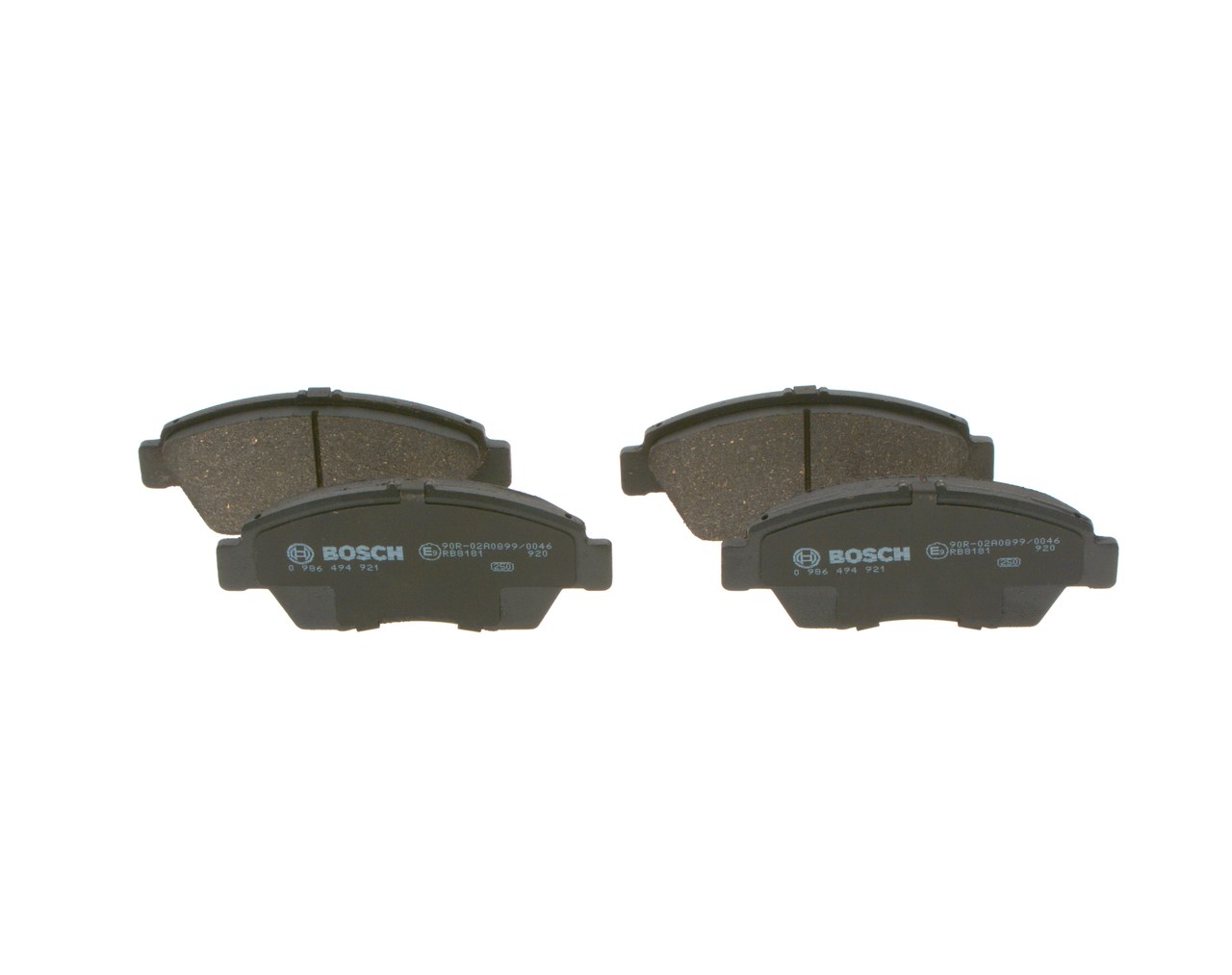 Brake pad set, disc brake BOSCH E9 90R-02A0899/0046 rating