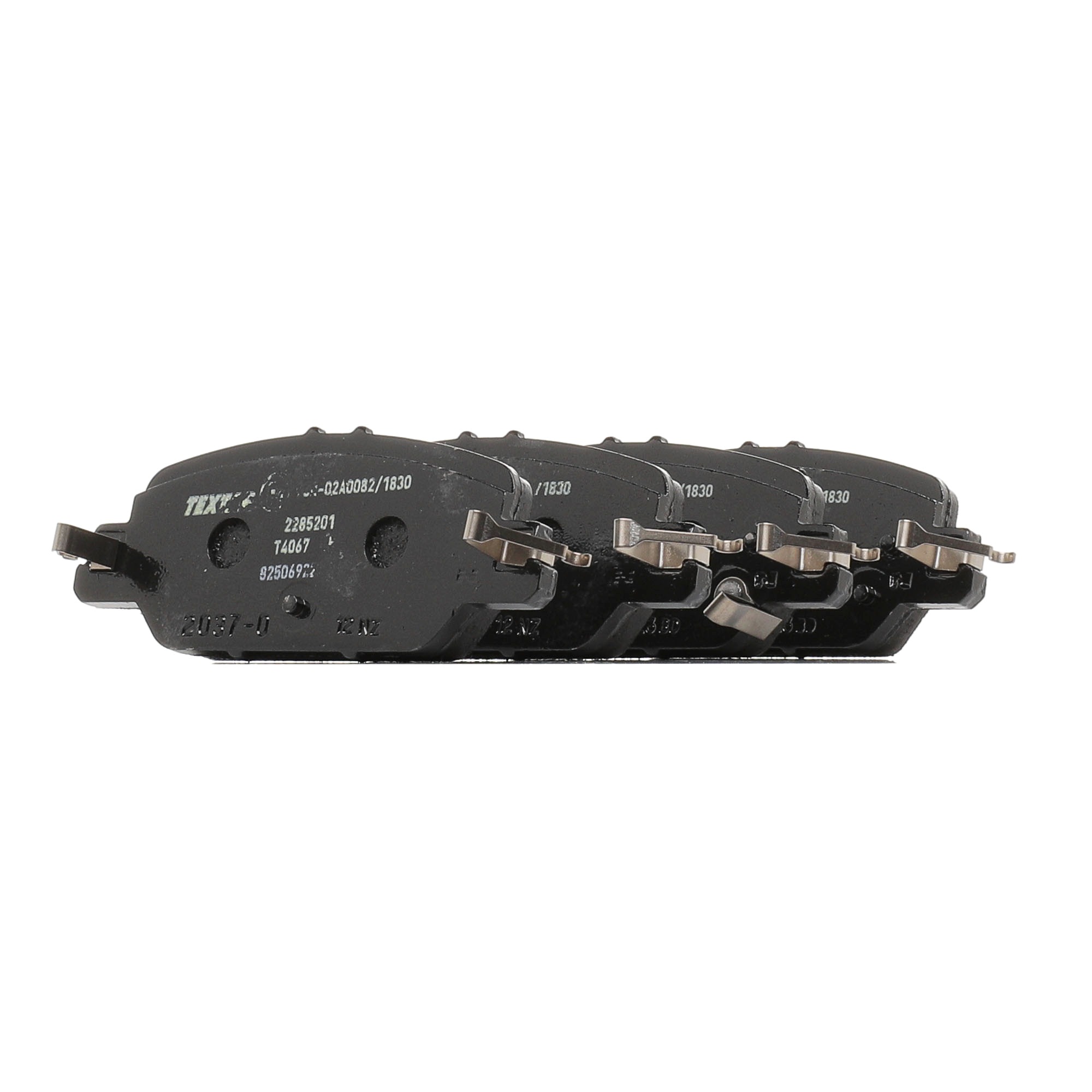 TEXTAR 2285201 Kit pastiglie freni Largh.: 119,2mm, Alt.: 48,9mm, Spessore: 15,1mm