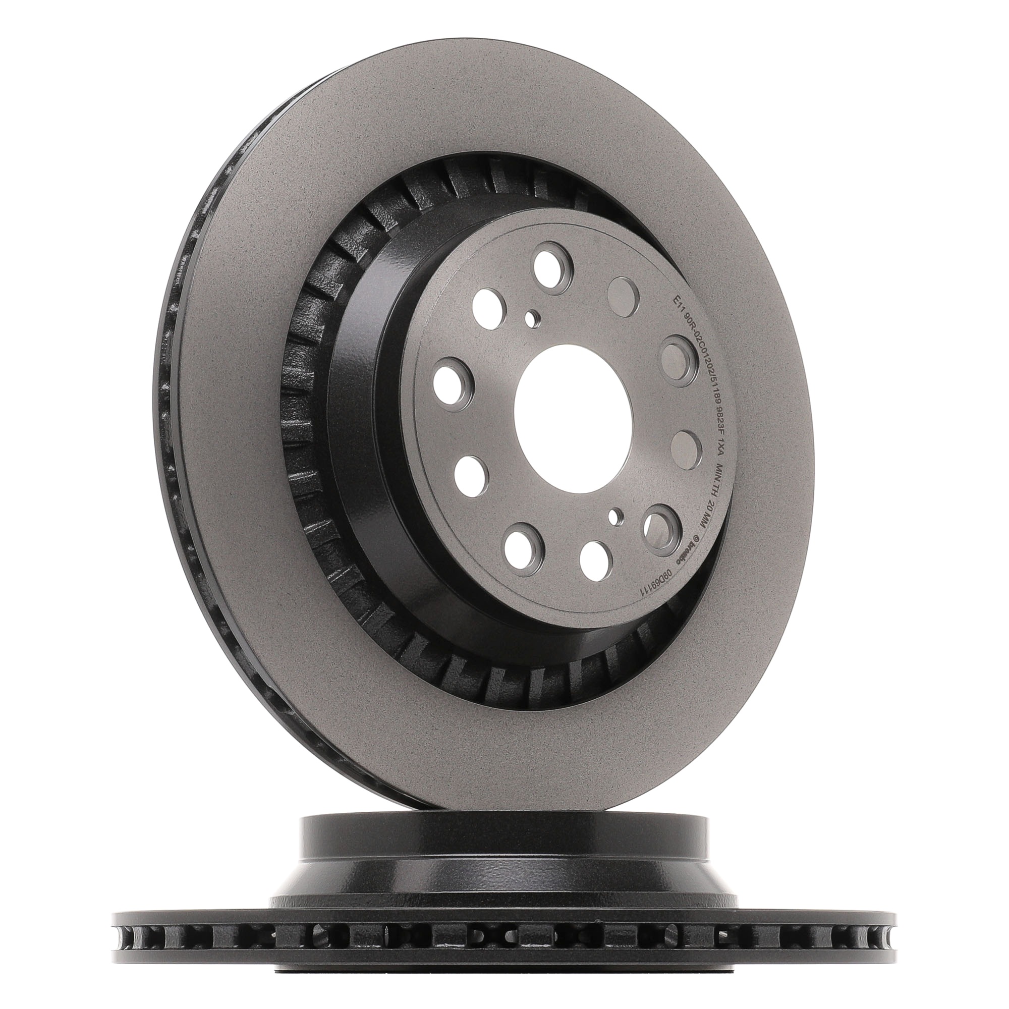 BREMBO Prime 09D69111 Disque LEXUS LS IV (XF40) 460 (USF40) 381 CV Essence 2016